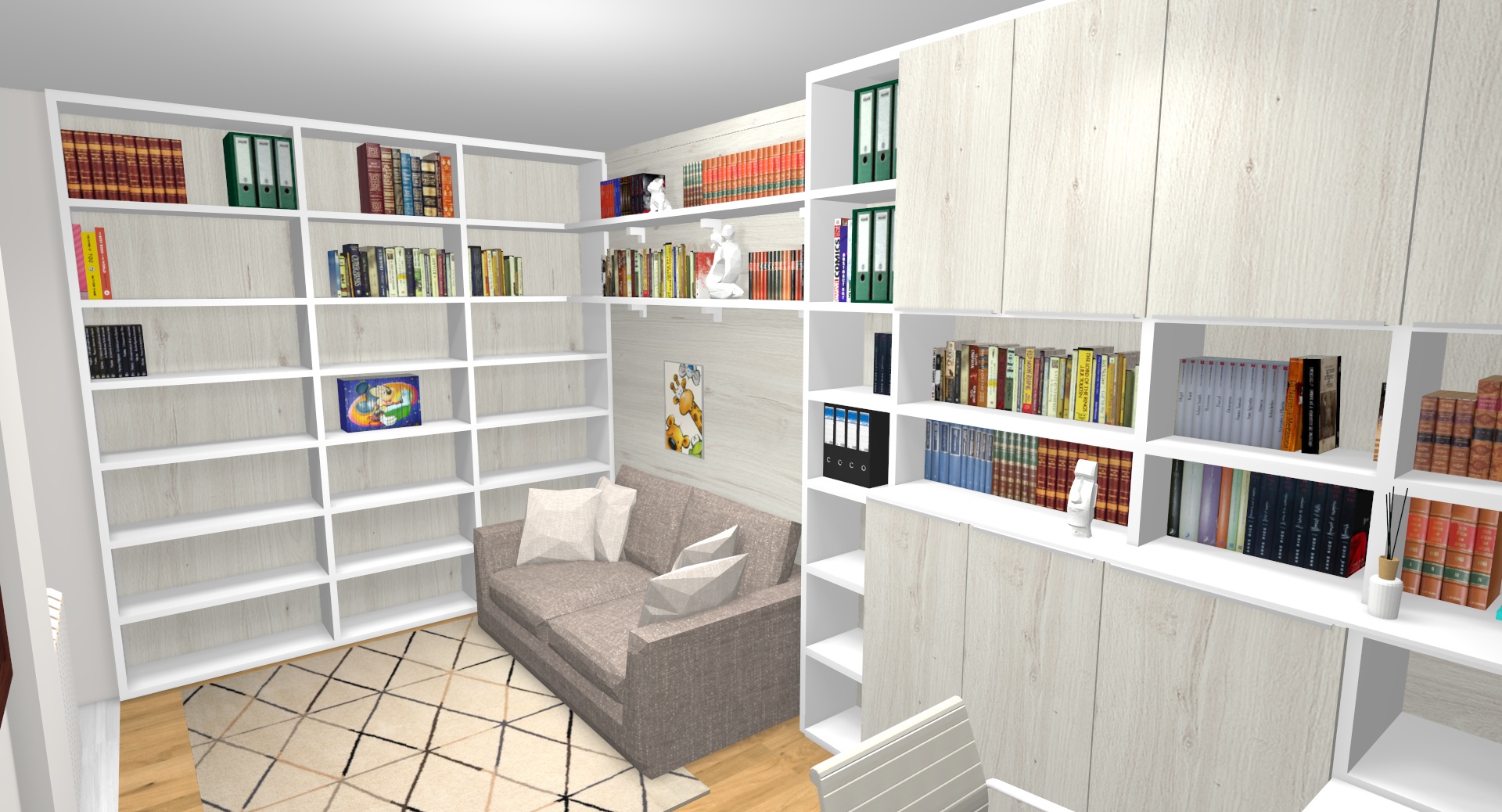 Dibujo 3D proyecto MueblesKit 1
